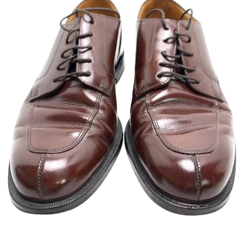 COLE HAAN Brown Genuine Leather Oxford Dress Shoes Business Office Career sz 9 D